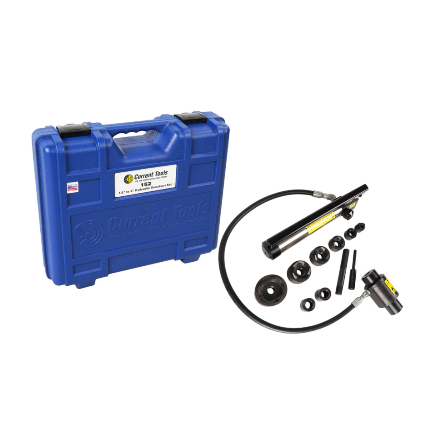 Current Tools 152 Standard Hydraulic Knockout Set - Reconditioned - Current Tools 152