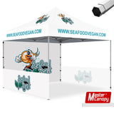 Mastercanopy Premium+Series- Custom 10x10 Heavy Duty Pop-up Personalized Canopy Tent - 9USSE6224M22CT0499FR4