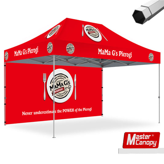 Mastercanopy Premium+Series- Custom 10x15 Heavy Duty Pop-up Personalized Canopy Tent - 9USSE6224M22CT0499FU2