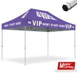 Mastercanopy Premium+Series- Custom 10x15 Heavy Duty Pop-up Personalized Canopy Tent - 9USSE6224M22CT0499FU2