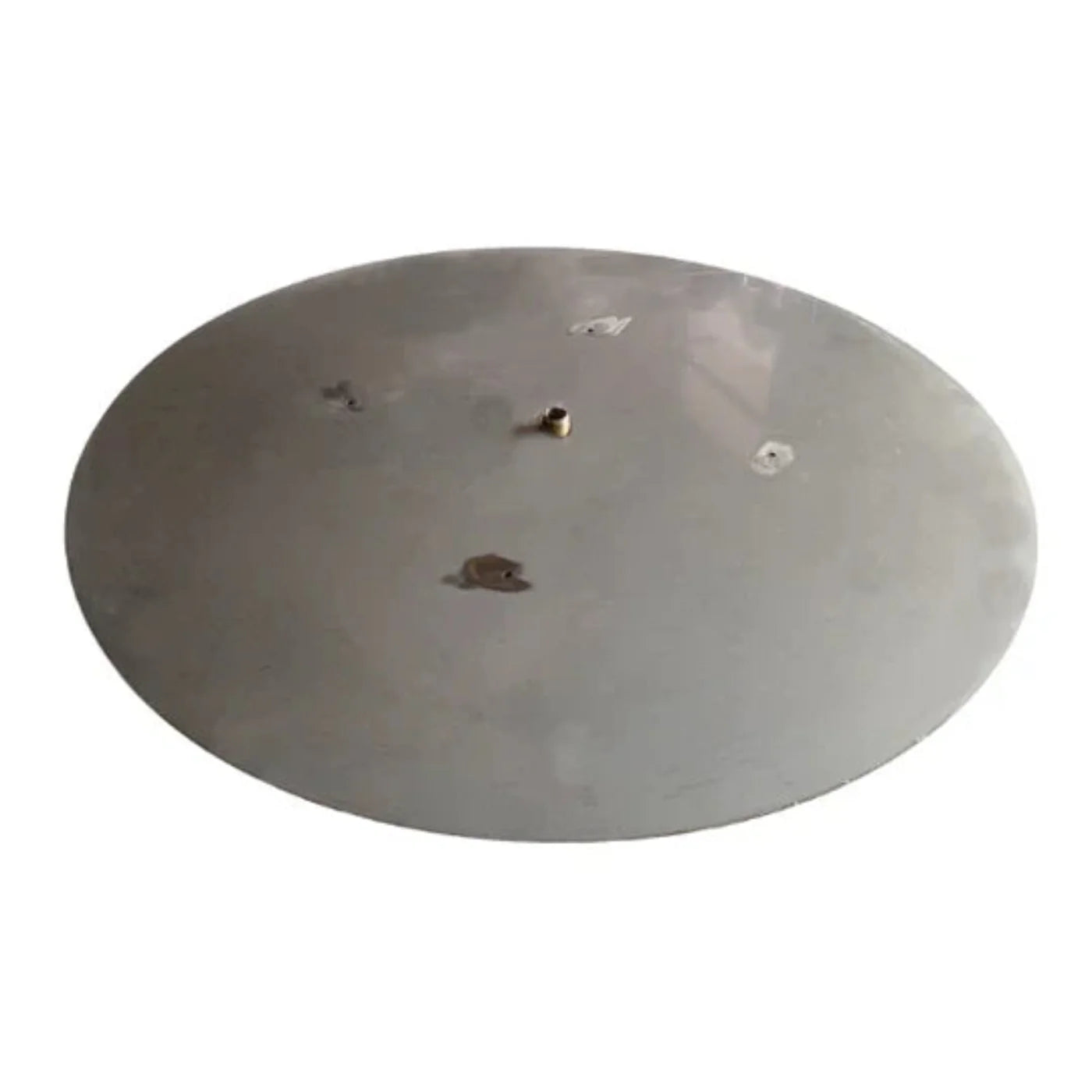 37″ – 42″ Custom Round Flat, Stainless Steel Burner Pan - BPRSS37-42