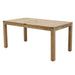 Midtown Concept Rinjani Rectangular Teak Table & Nassau White Armchairs - RINJ_4CANN_WH_LOT