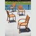 Midtown Concept Oldbury Round Table & 4 Catalina Stacking Armchair - OLDBU_4CATA