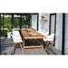 Midtown Concept Leyland Lot Table & Chamonix Carver Armchair - LEYLOT_8CHAMARM