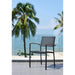 Midtown Concept Klarion Teak Table & Vera Stacking Armchair - Teak Finish - KLARION_6VERAARM