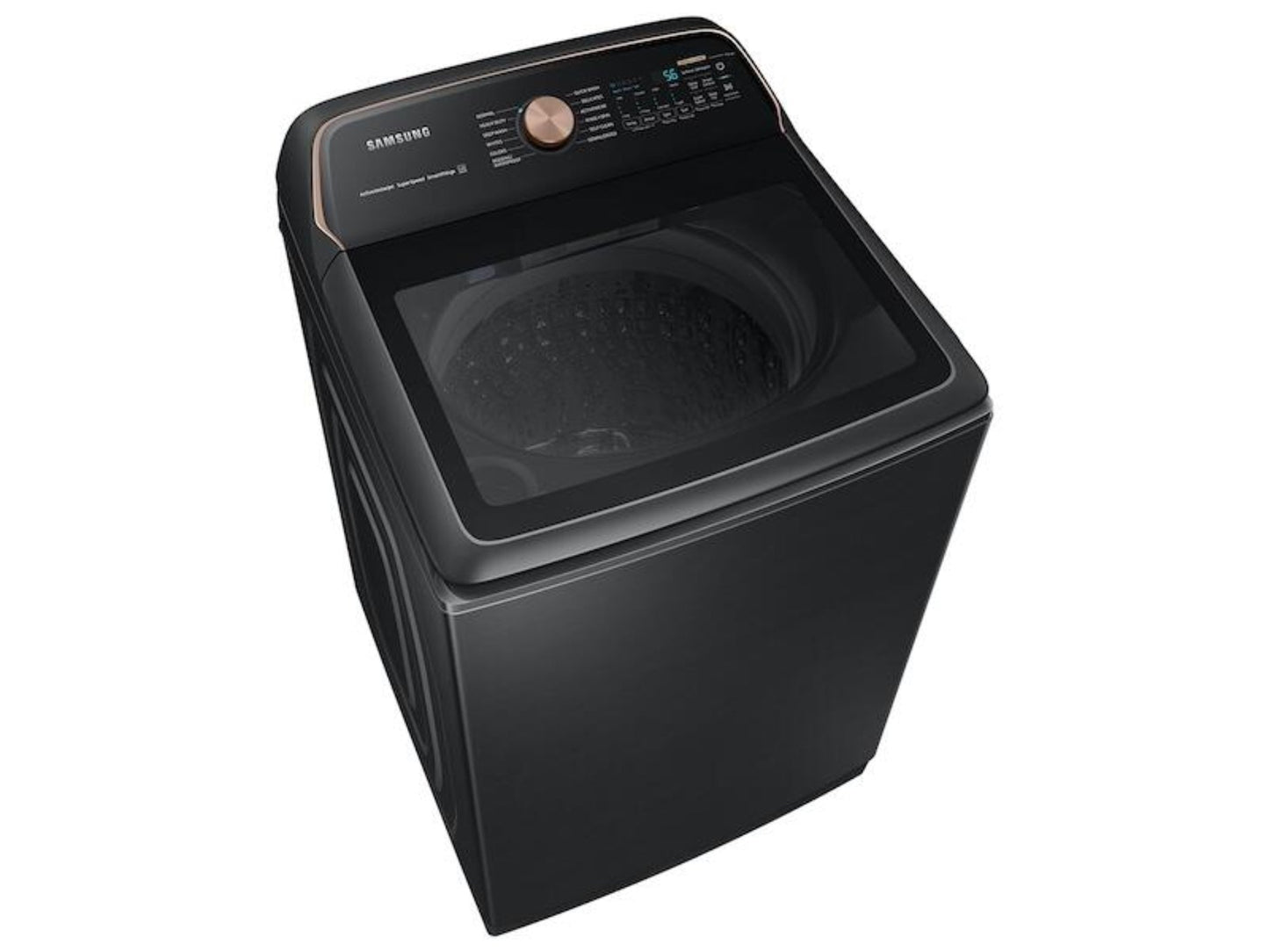 SAMSUNG 5.5 CF SMART TL WASHER W AUTO DISPENSE SYSTEM AND SUPER SPEED - WA55A7700AV-KT
