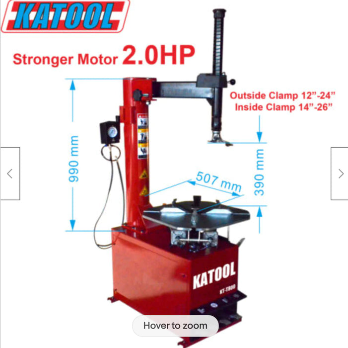 Katool Wheel Clamp Tire Changer Machine - KT-T800