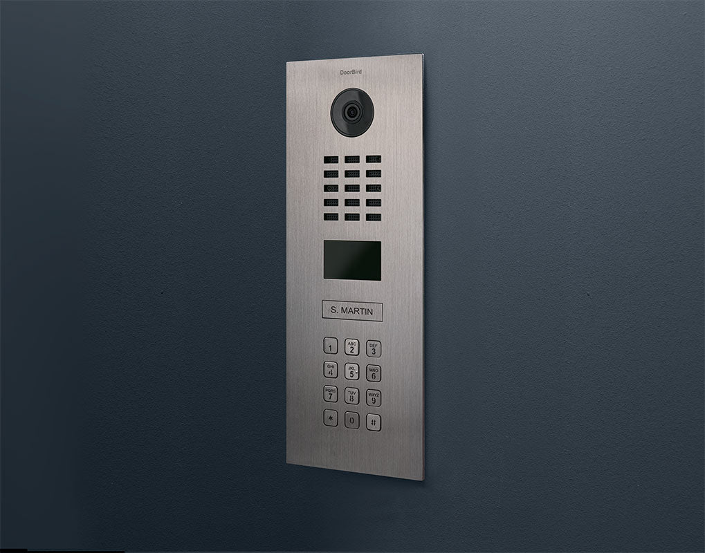 DoorBird D2101KV IP Video Intercom, 1 Call Button in Sun Yellow, RAL 1037