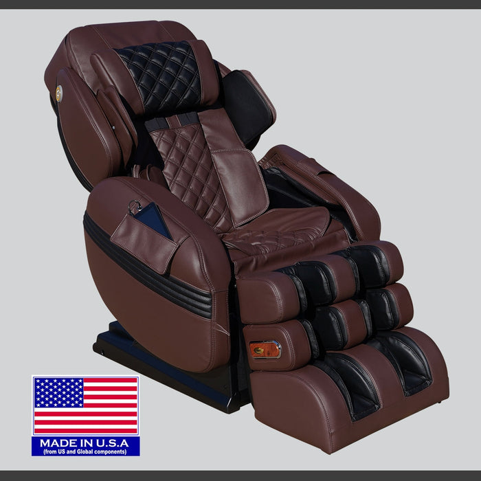 Luraco Model 3 Hybrid SL Medical Massage Chair - Chocolate Brown - 893640001892