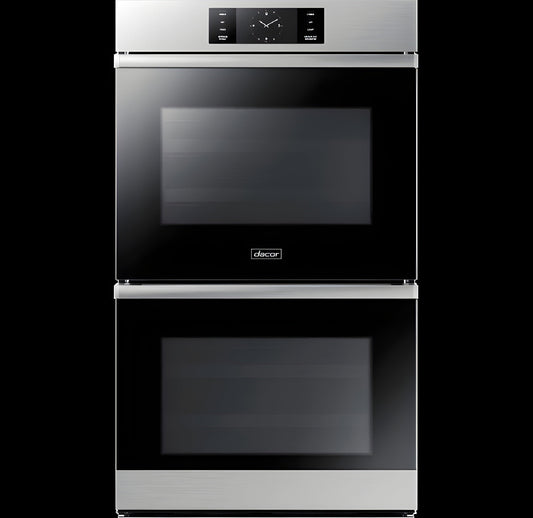 DACOR 30" Steam-Assisted Double Wall Oven, Silver Stainless Steel - DOB30M977DS-KT
