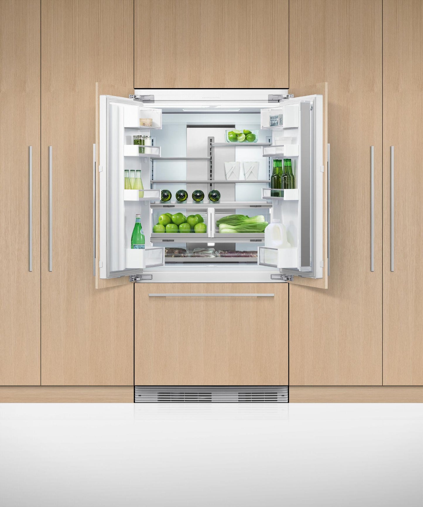 FISHER & PAYKEL RS36A72J1N Integrated French Door Refrigerator Freezer, 36", Ice - RS36A72J1N-KT