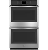 GE APPLIANCES JTD3000SNSS GE® 30" Smart Built-In Self-Clean Double Wall Oven with Never-Scrub Racks - JTD3000SNSS-KT