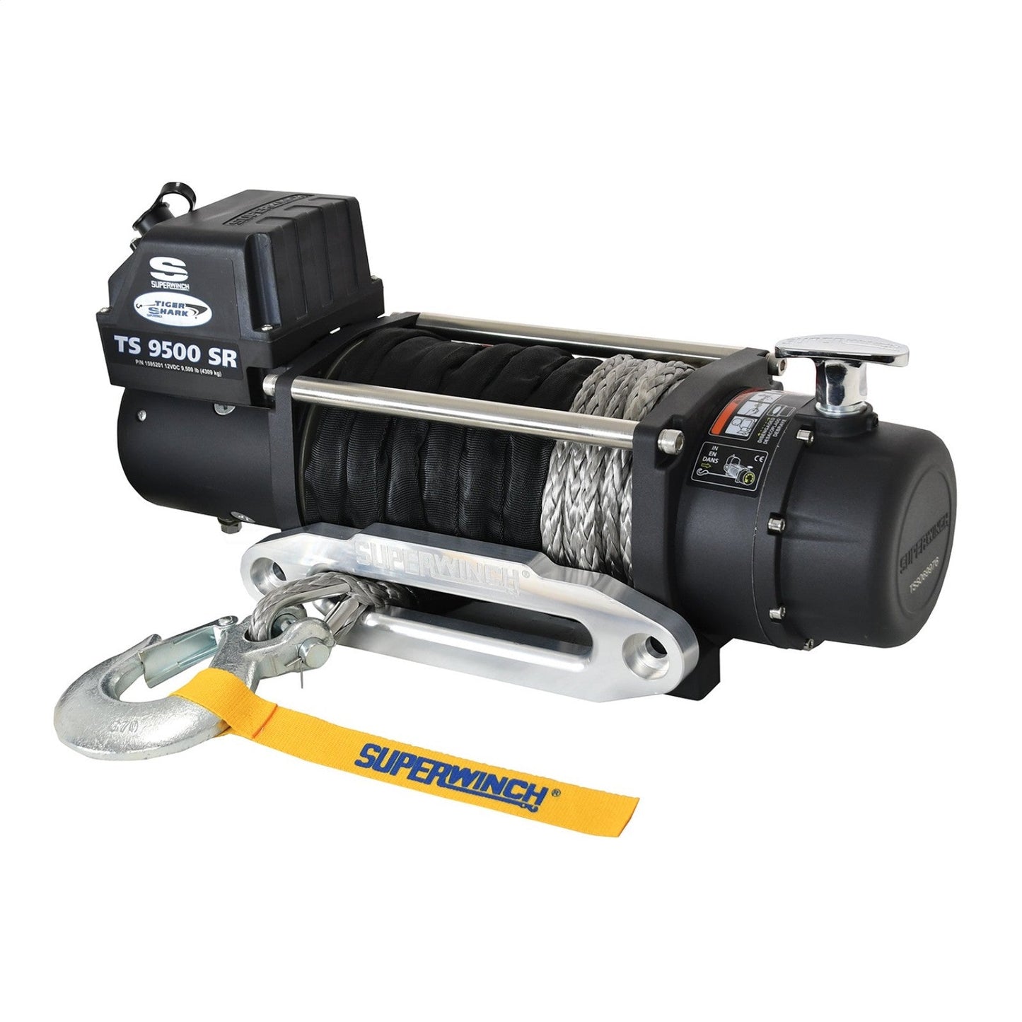 Superwinch Tiger Shark 9500SR Synthetic Rope Winch - 1595201