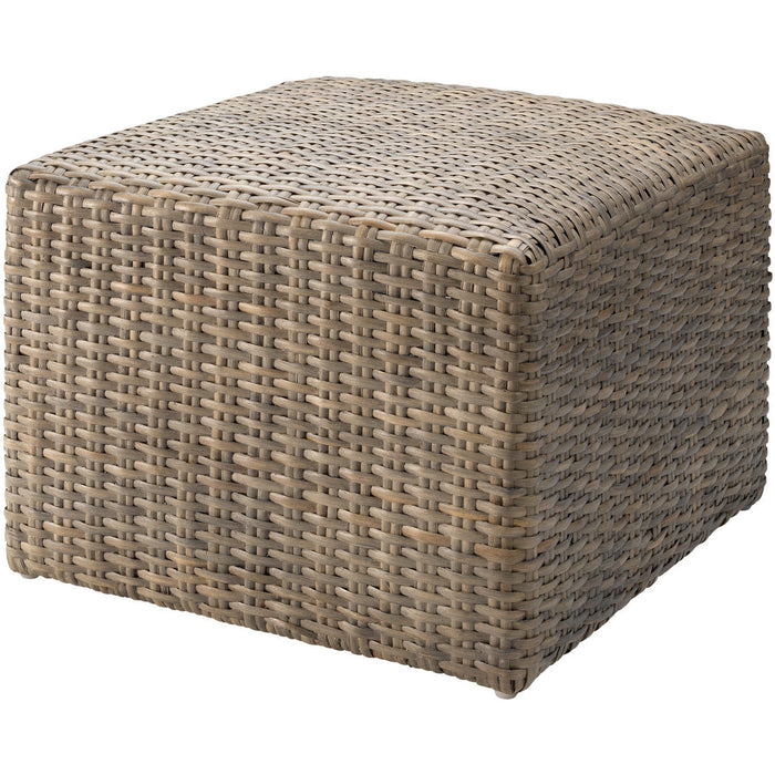 Jamie Young Ottoman, Large -D. 20RATT-LGGR