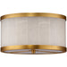 Jamie Young Small Upsala Alabaster Flush Mount Ceiling Light - D. 5UPSA-SMAL