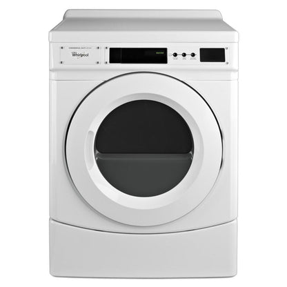 WHIRLPOOL 27" Commercial Gas Front-Load Dryer, Non-Vend White - CGD9160GW-KT