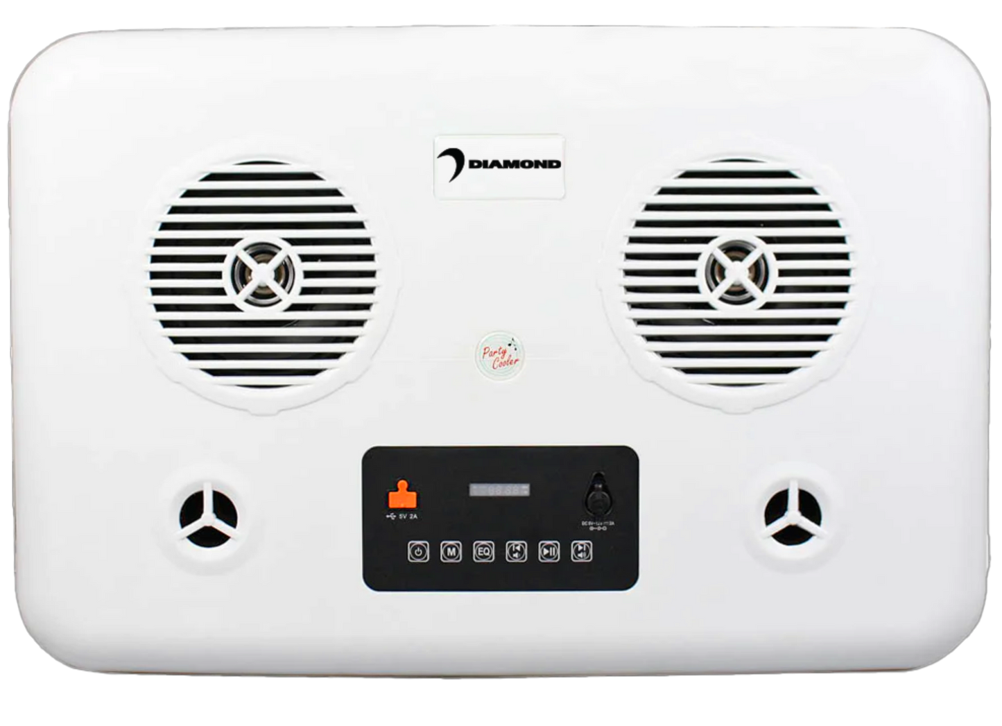 Diamond Audio Blue Cooler with 2-Way 6.5" Marine Grade Built-in Speakers - DACC65