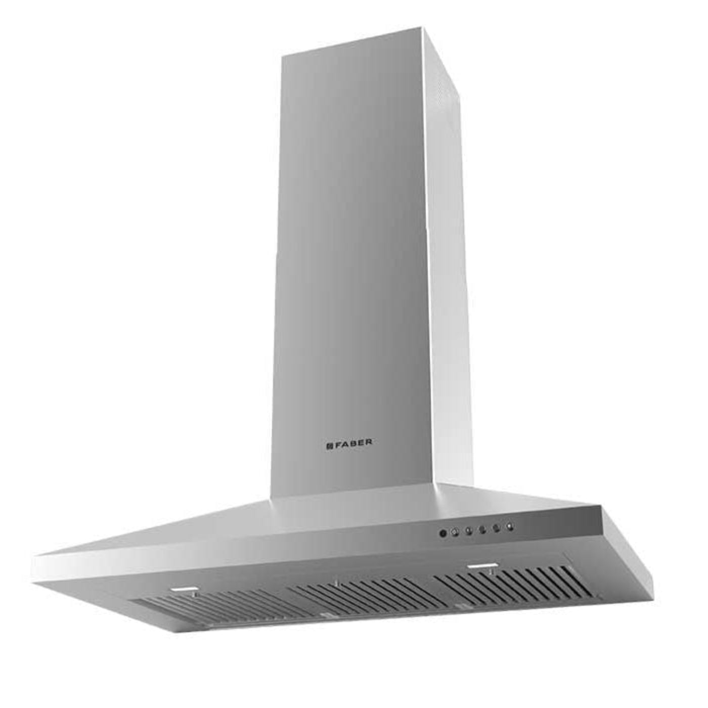 Faber Dama Wall Mount Range Hood with Sizing Options in Stainless Steel