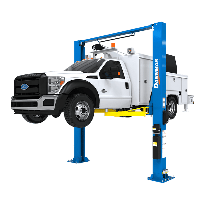 Dannmar D2-15C 15,000-lbs. Capacity Heavy-Duty Two-Post Lift / Symmetric Clearfloor / Triple-Telescoping Arms - 5175311