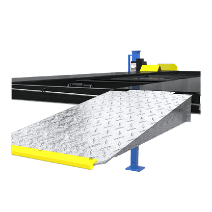 Dannmar D4-9 Package 9,000-lbs. Capacity Four-Post Lift / Standard Rise, Standard Length / Includes Caster Kit, Drip Trays
