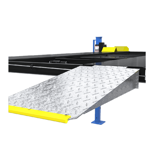 Dannmar D4-9 Package 9,000-lbs. Capacity Four-Post Lift / Standard Rise, Standard Length / Includes Caster Kit, Drip Trays