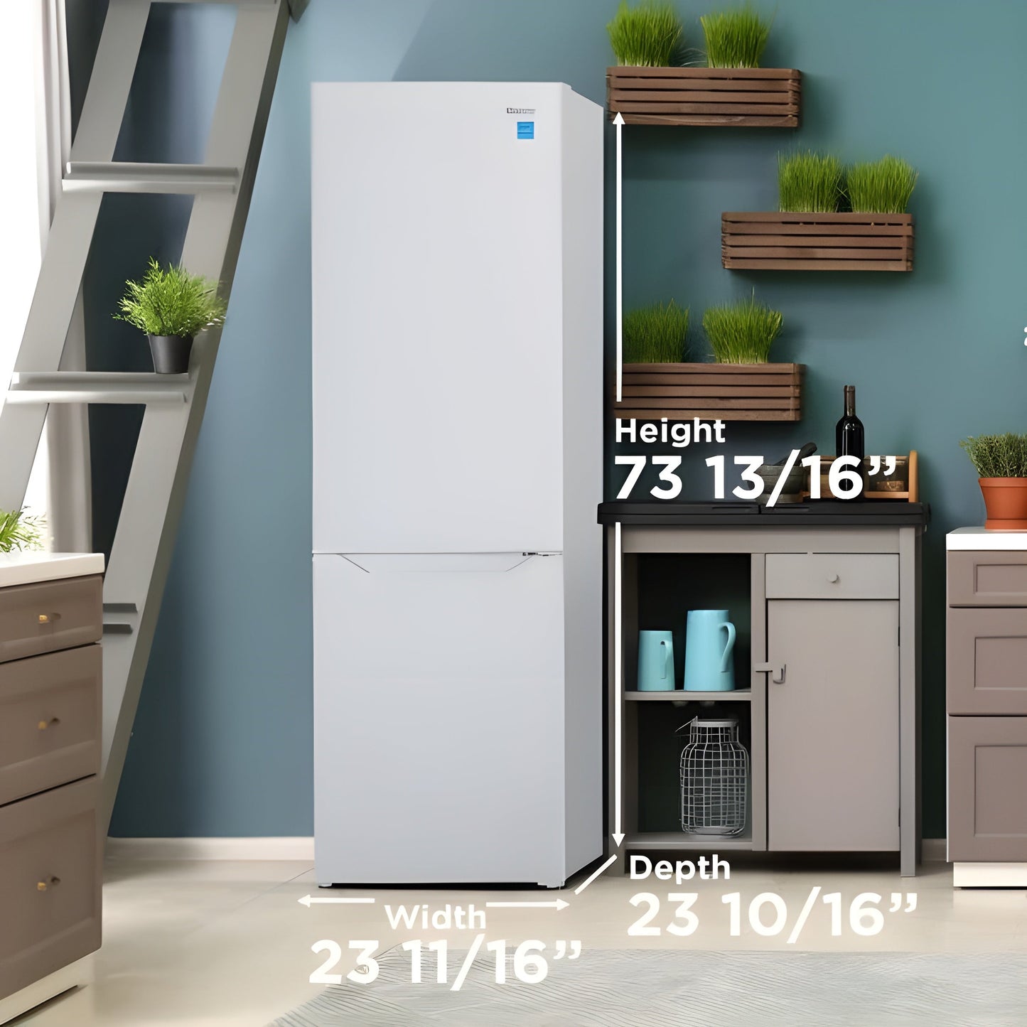 Danby Bottom Freezer Refrigerators - DBMF100B1WDB