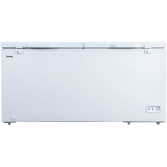 Danby - 21 Cuft Chest Freezer, 2 Baskets, Up Front Temp Control, 5 Yr Warranty - Chest - DCFM210A1WDB