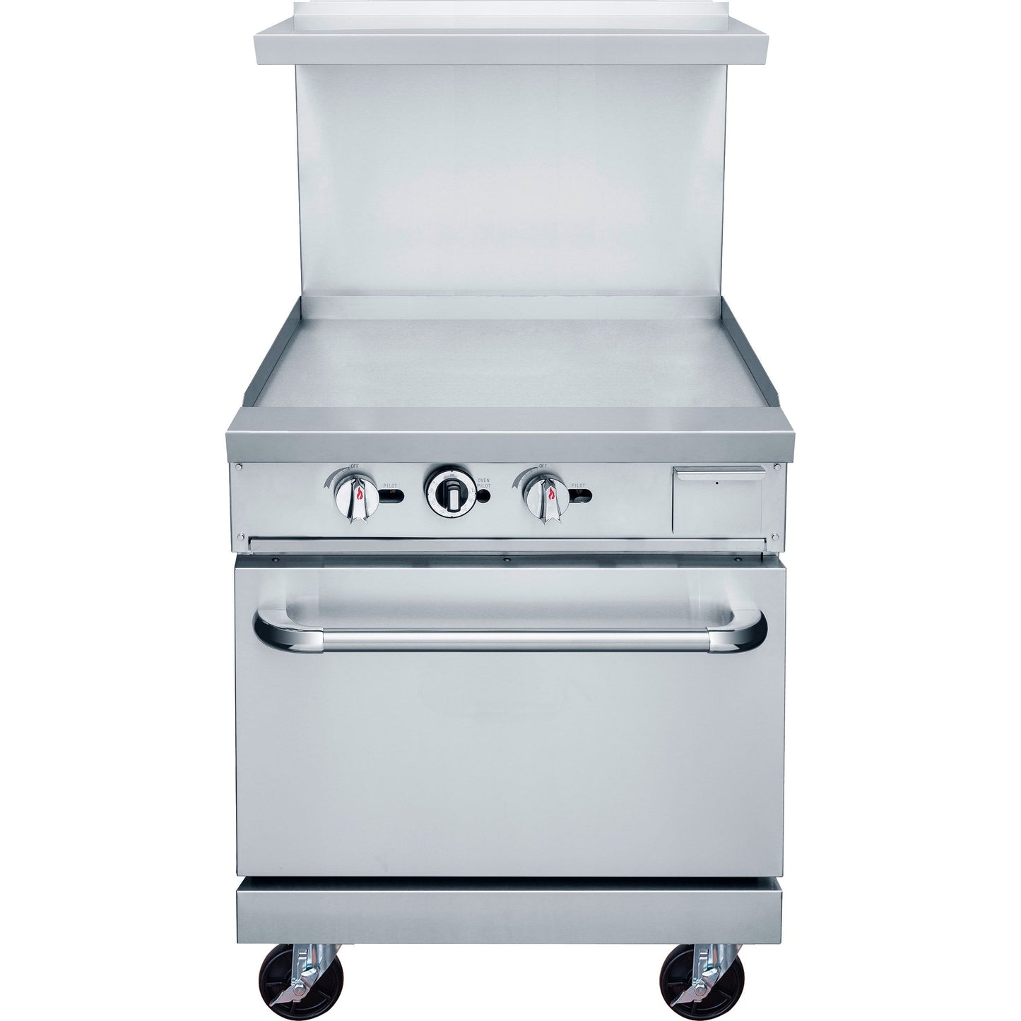 Chef AAA  Commercial 24" Oven Range 24" Griddle Natural Gas - TCR24-GM
