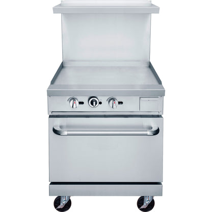 Chef AAA  Commercial 24" Oven Range 24" Griddle Natural Gas - TCR24-GM