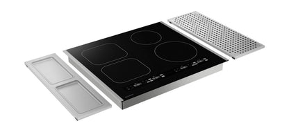Sharp 24 in. Induction Cooktop with Side Accessories - SCH2443GB-KT