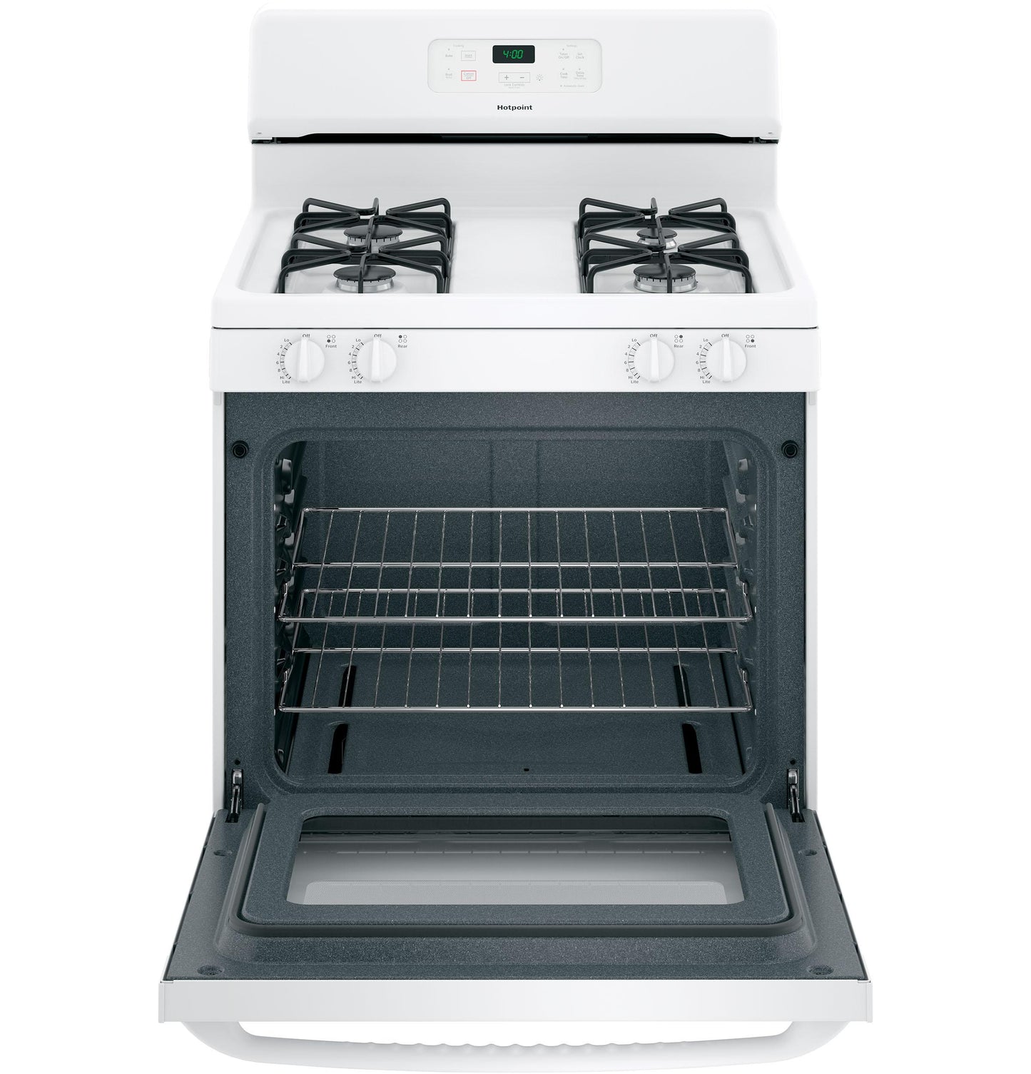 HOTPOINT  30" Free-Standing Standard Clean Gas Range - RGBS400DMWW-KT