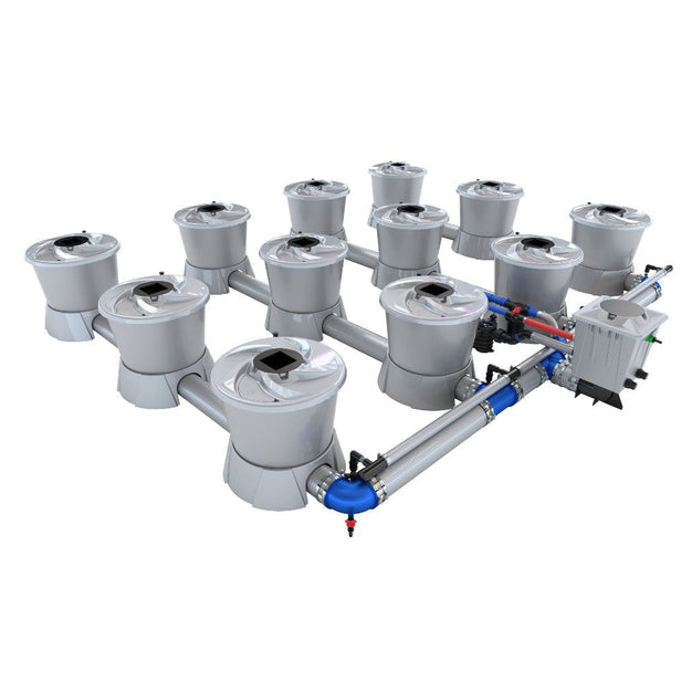 Alien Hydroponics V-System 12 Pot 4 Row V-System RDWC - BD100-0008