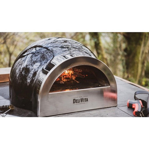 DeliVita Eco Friendly Wood Fired Outdoor Pizza & Cooking Oven- Oven Only