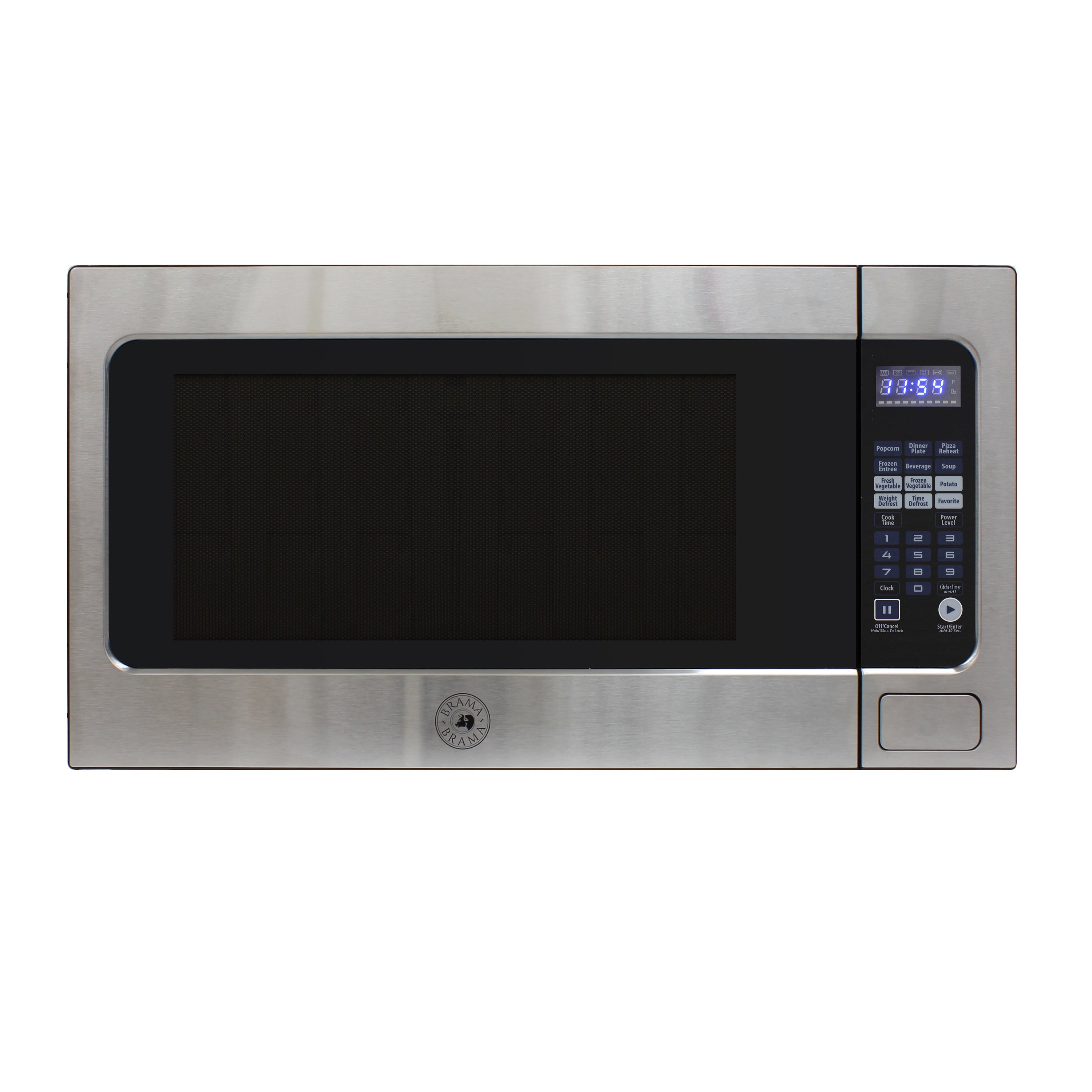 Vinotemp 24" Built-In Microwave Oven, in Stainless Steel - BR-MW-BI22-S