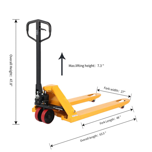 Apollolift High Capacity Hand Pallet Jack  - A-1031