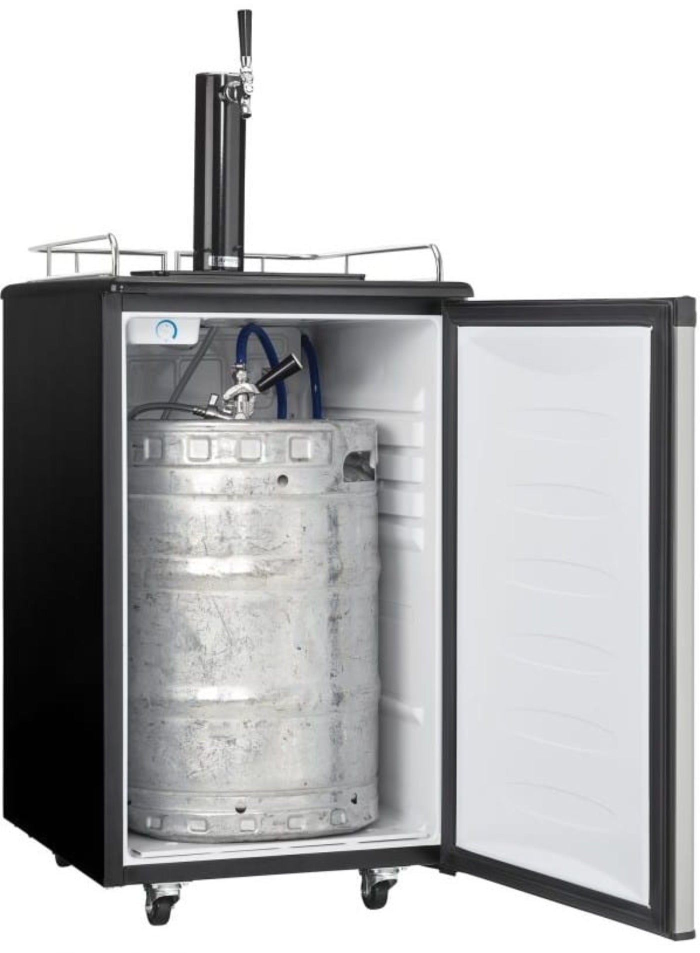 Danby - 5.4 CuFt. Beer Keg Cooler, Holds Full Size Keg, Worktop - DKC054A1BSLDB