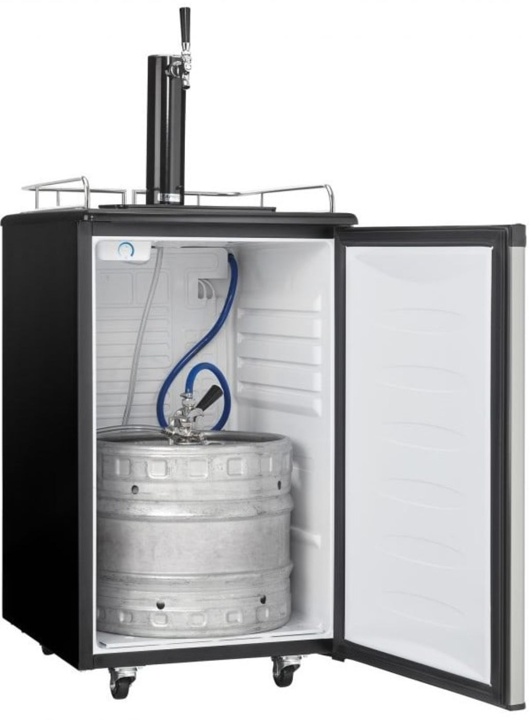 Danby - 5.4 CuFt. Beer Keg Cooler, Holds Full Size Keg, Worktop - DKC054A1BSLDB