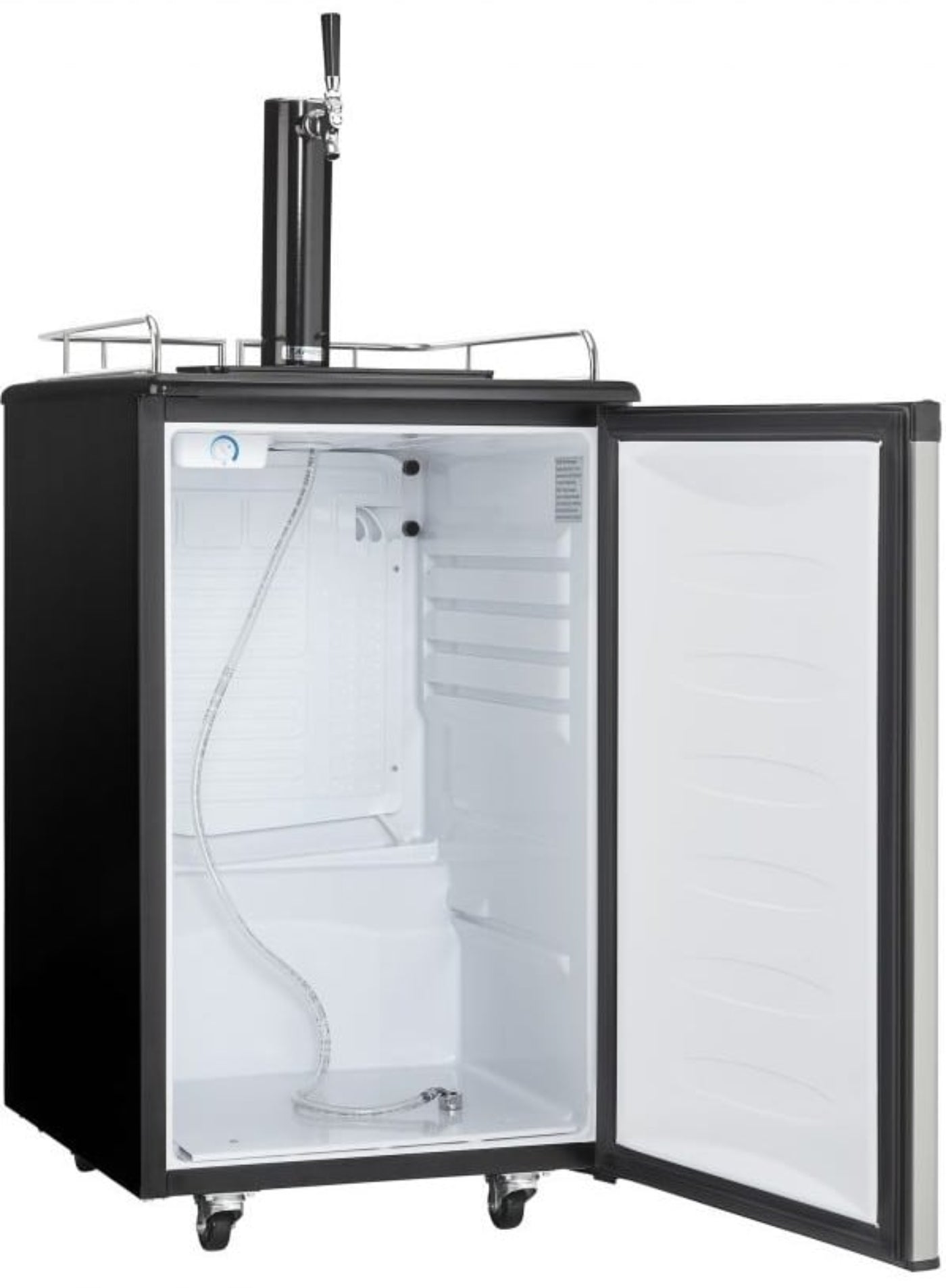 Danby - 5.4 CuFt. Beer Keg Cooler, Holds Full Size Keg, Worktop - DKC054A1BSLDB