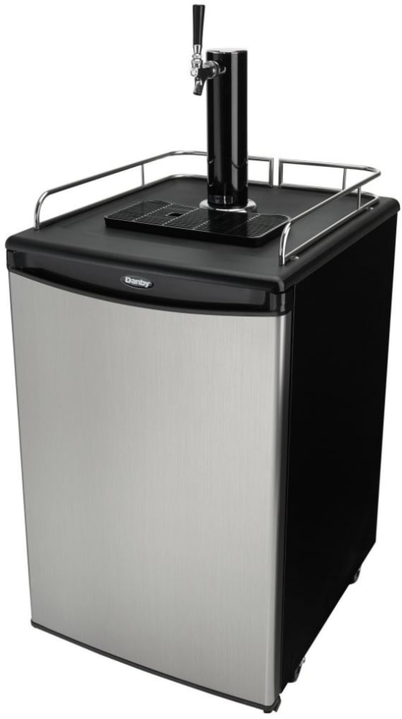 Danby - 5.4 CuFt. Beer Keg Cooler, Holds Full Size Keg, Worktop - DKC054A1BSLDB