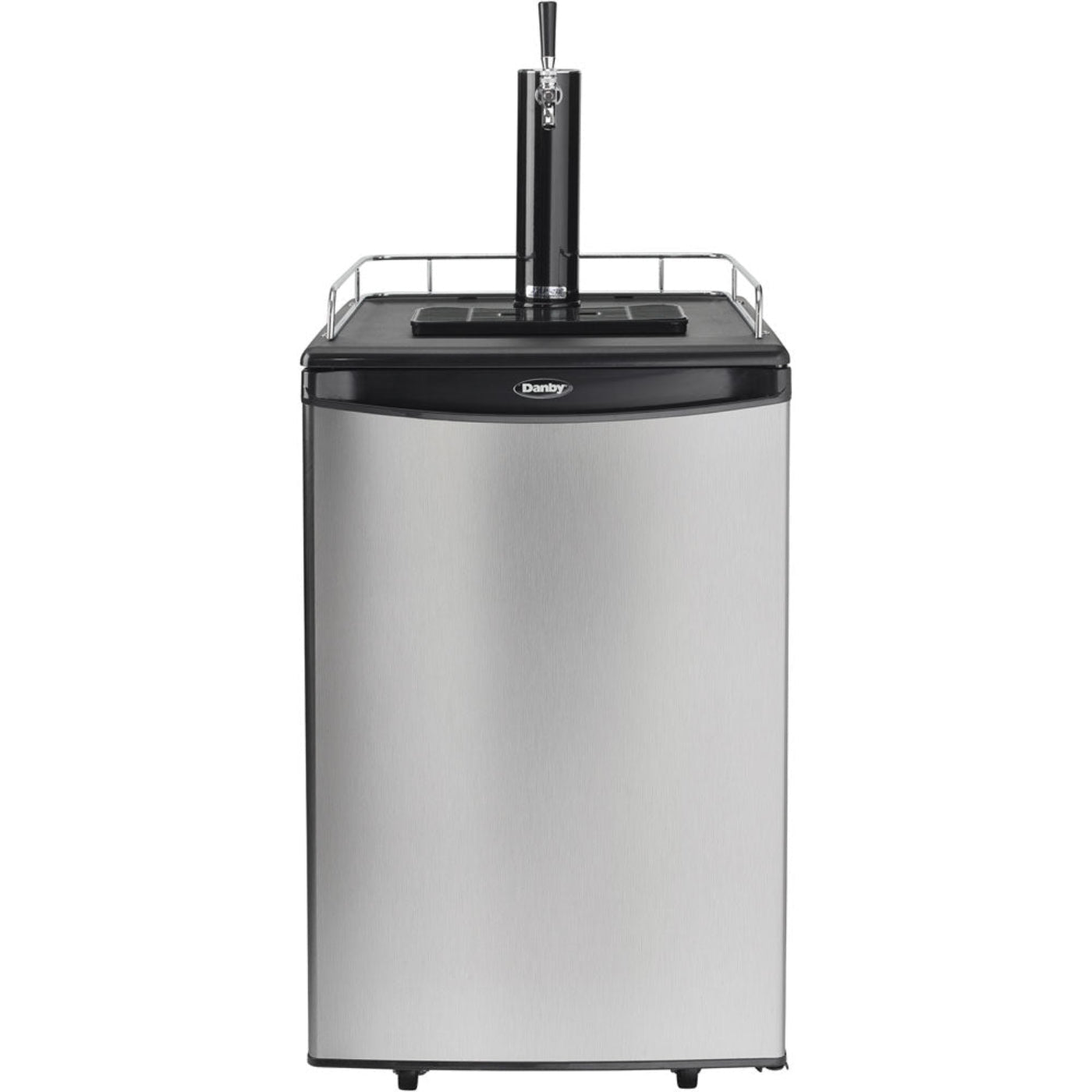 Danby - 5.4 CuFt. Beer Keg Cooler, Holds Full Size Keg, Worktop - DKC054A1BSLDB