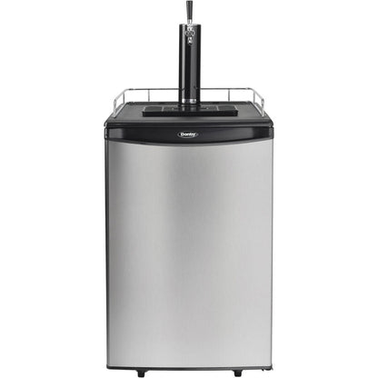 Danby - 5.4 CuFt. Beer Keg Cooler, Holds Full Size Keg, Worktop - DKC054A1BSLDB