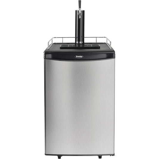 Danby - 5.4 CuFt. Beer Keg Cooler, Holds Full Size Keg, Worktop - DKC054A1BSLDB