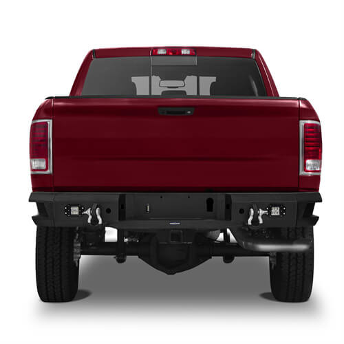 Hooke Road Rear Bumper w/LED Floodlights(10-18 Ram 2500 3500) -  HE.6401