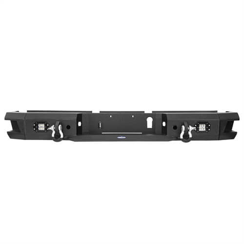 Hooke Road Rear Bumper w/LED Floodlights(10-18 Ram 2500 3500) -  HE.6401