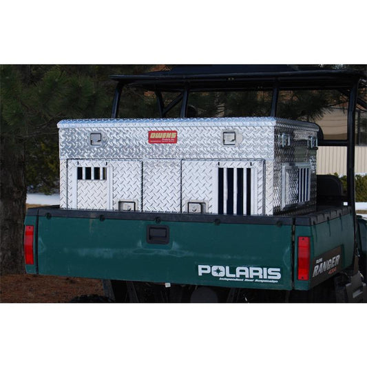 Owens Pro Aluminum Double UTV Dog Box w/ Storage - OD-55079