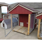 EZ-Fit 5x8 Dog Kennel Shed Kit with Run - kennel5x8