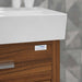 Casa Mare Domenico 24" Matte Walnut Vanity Ceramic Sink Combo - Domenico60MW-24-MSC-S