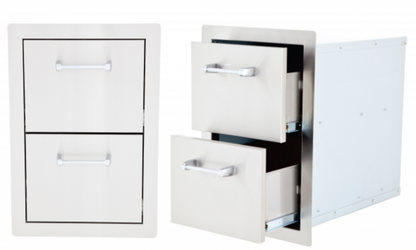 Lion Grills Double Drawers - L2374