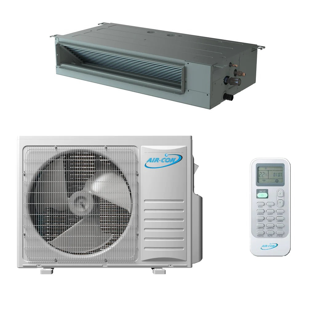 Air-Con Sky Pro 12000 BTU Concealed Duct Mini Split Air Conditioner 19 SEER - ASLEK4H4S12 / ASLCI4H4S12