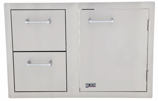 Lion Grills Door and Drawer Combo with Towel Rack - L3320